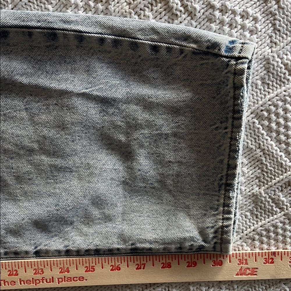 Levi's Premium Baggy Dad Women's Jeans in Fan Flare - Light Wash Sz 24 - Picture 8 of 15